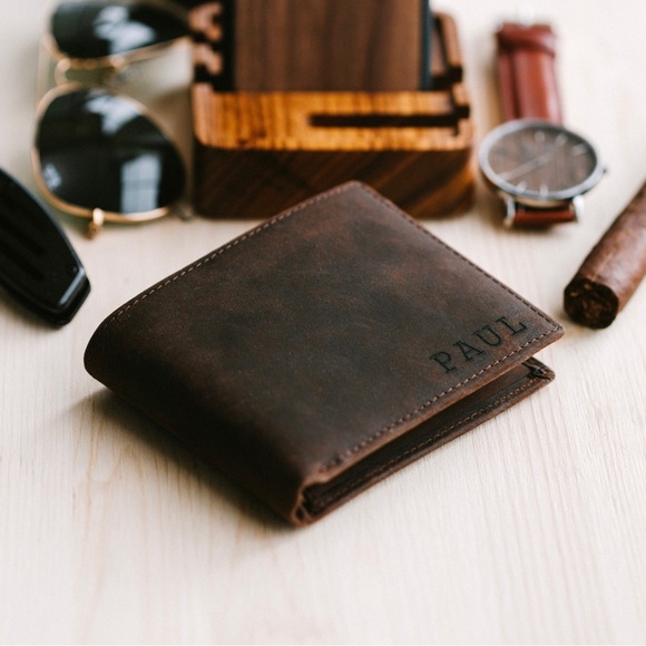 Portland Leather Other - Personalized Wallet, Mens Wallet, Engraved Wallet, Leather Wallet, Custom